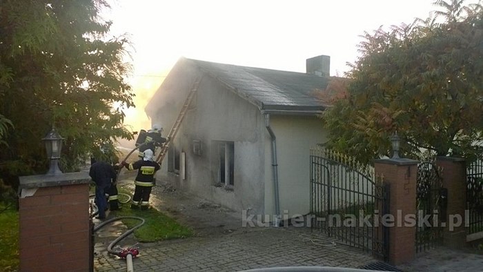 Pożar budynku mieszkalnego w Występie