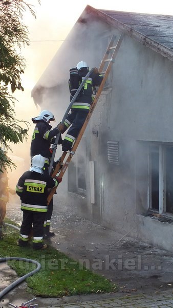Pożar budynku mieszkalnego w Występie