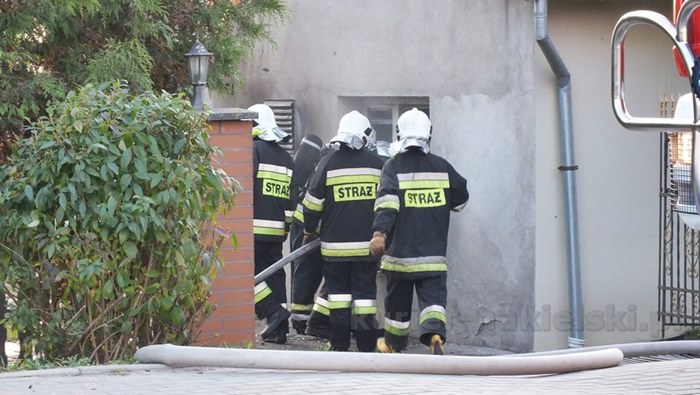 Pożar budynku mieszkalnego w Występie