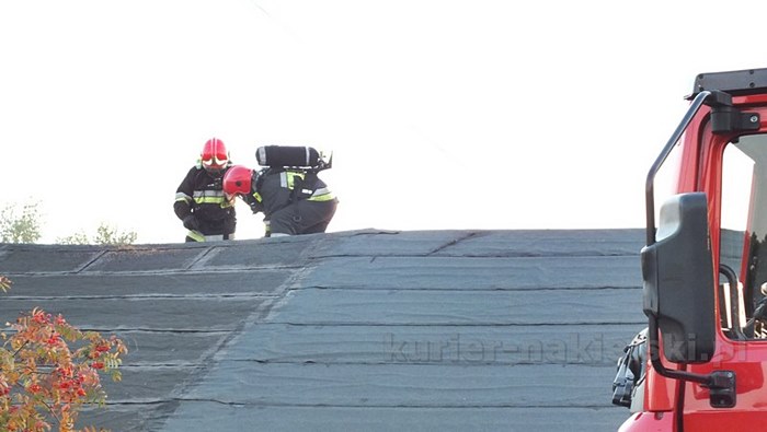 Pożar budynku mieszkalnego w Występie