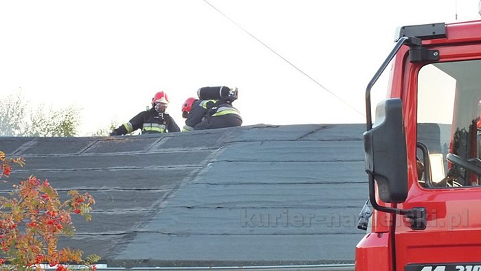 Pożar budynku mieszkalnego w Występie