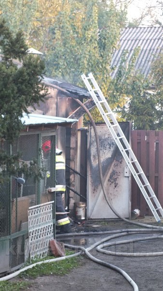 Pożar budynku mieszkalnego w Występie