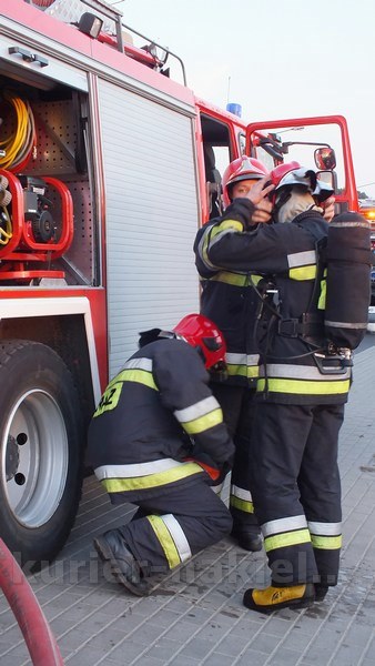 Pożar budynku mieszkalnego w Występie