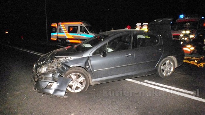 Wypadek na skrzyżowaniu ul. Staszica z drogą krajową nr 10