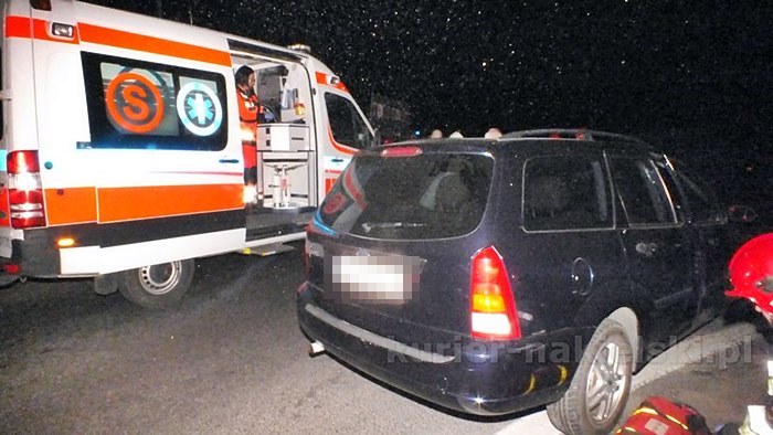 Wypadek na skrzyżowaniu ul. Staszica z drogą krajową nr 10