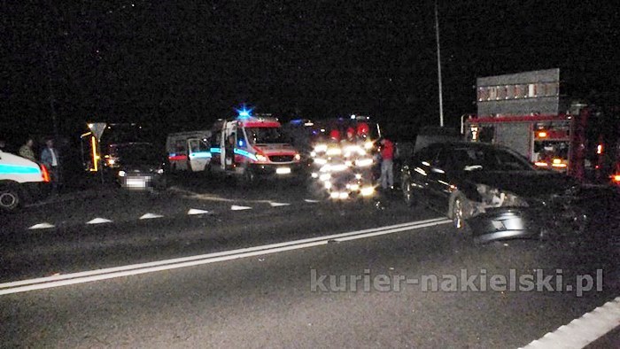 Wypadek na skrzyżowaniu ul. Staszica z drogą krajową nr 10