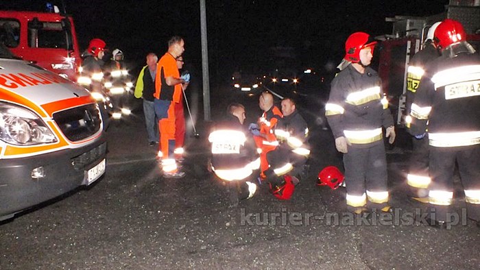 Wypadek na skrzyżowaniu ul. Staszica z drogą krajową nr 10