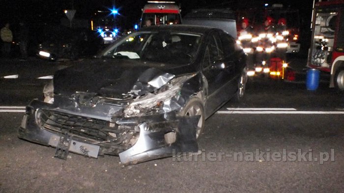 Wypadek na skrzyżowaniu ul. Staszica z drogą krajową nr 10