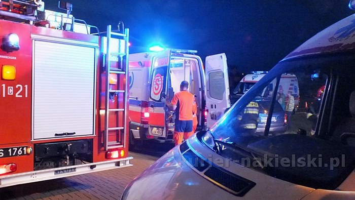 Wypadek na skrzyżowaniu ul. Staszica z drogą krajową nr 10