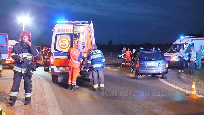 Wypadek na skrzyżowaniu ul. Staszica z drogą krajową nr 10