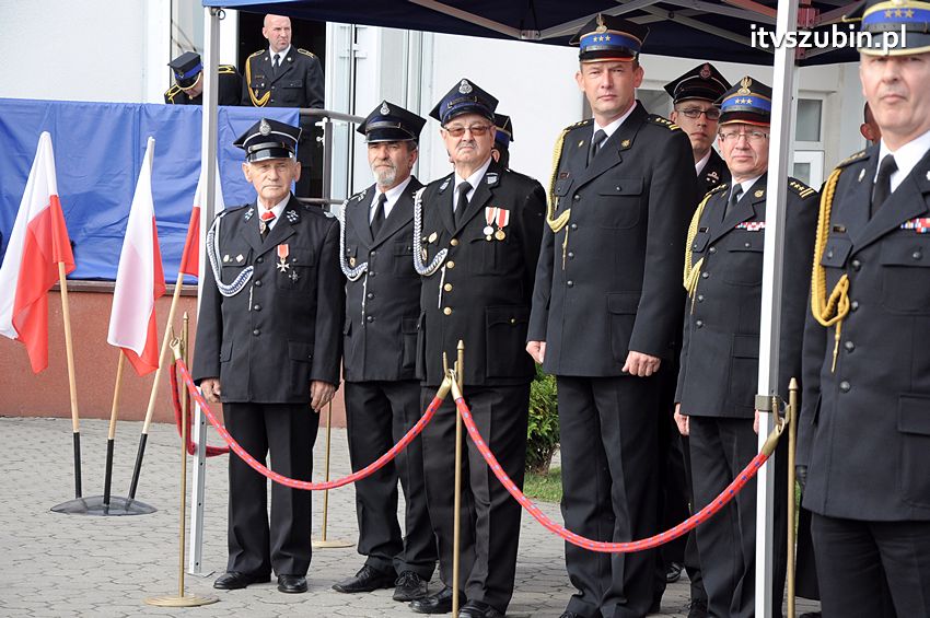 Przekazanie samochodów strażackich w Szubinie
