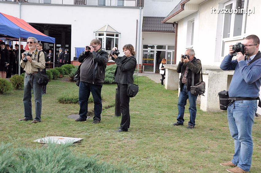 Przekazanie samochodów strażackich w Szubinie