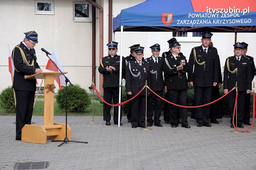 Przekazanie samochodów strażackich w Szubinie
