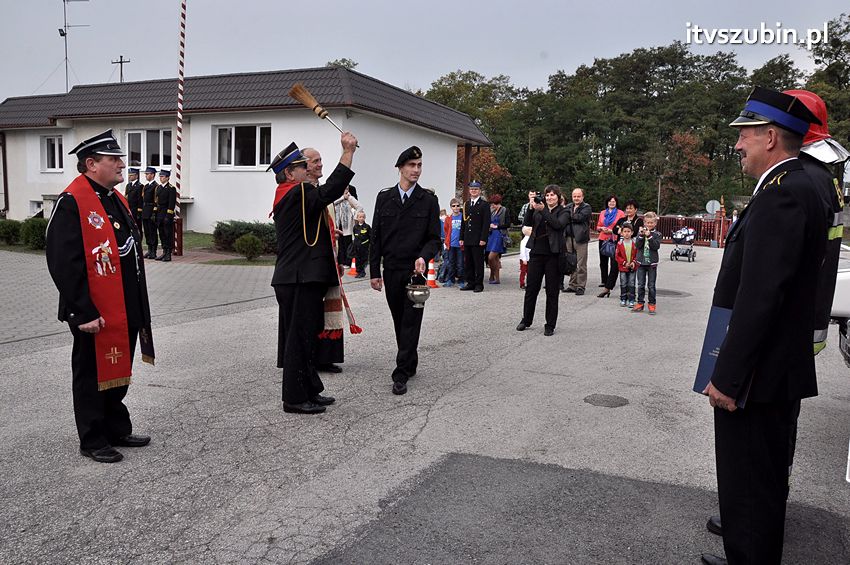 Przekazanie samochodów strażackich w Szubinie