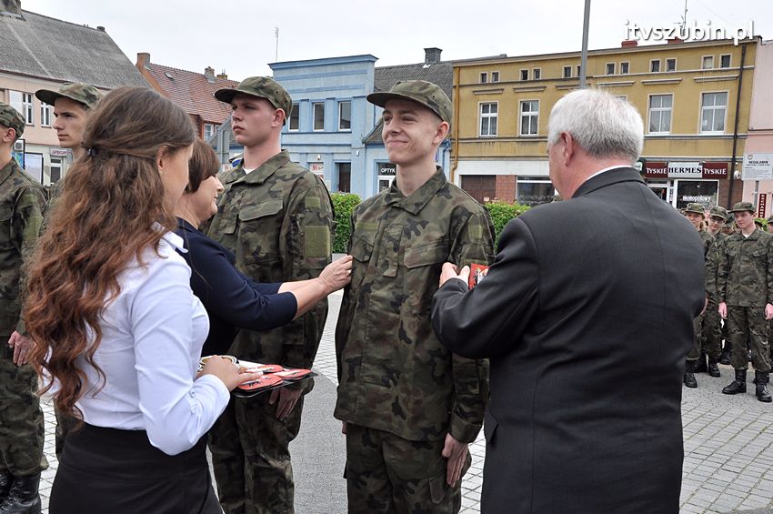 Uroczyste ślubowanie klas pierwszych, przysięga klasy wojskowej