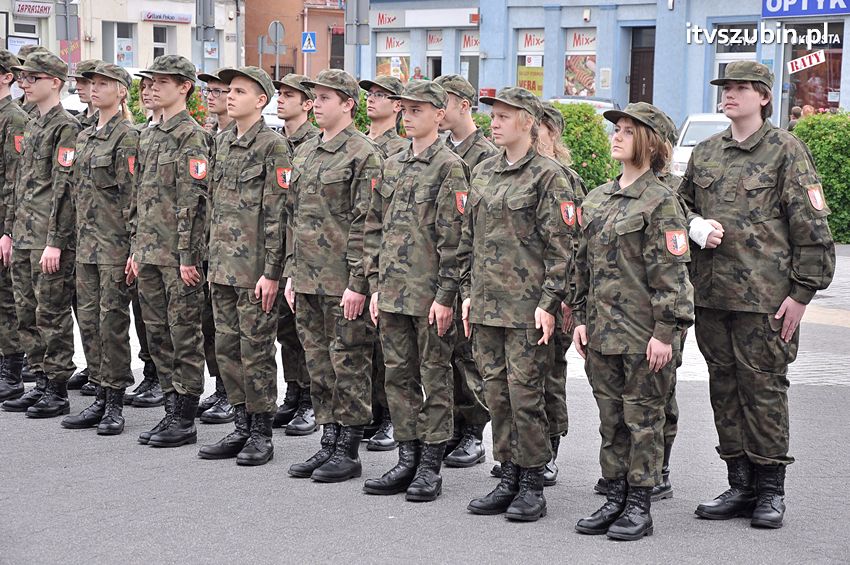 Uroczyste ślubowanie klas pierwszych, przysięga klasy wojskowej