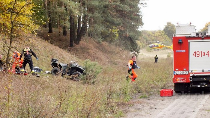 Zginął przygnieciony przez quada