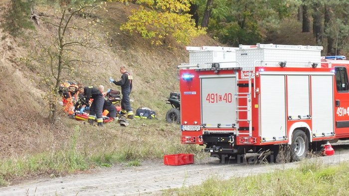 Zginął przygnieciony przez quada