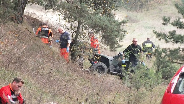 Zginął przygnieciony przez quada