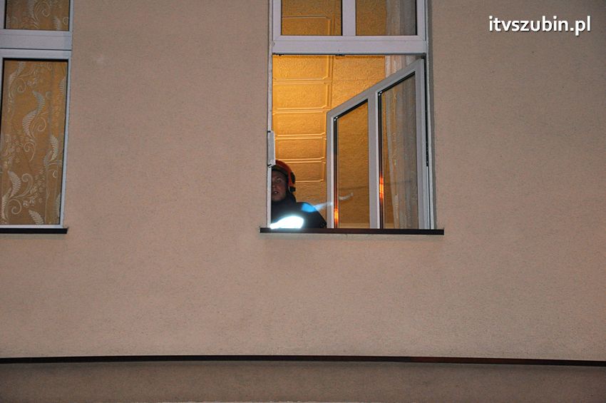 Zadymienie w budynku wielorodzinnym w Szubinie