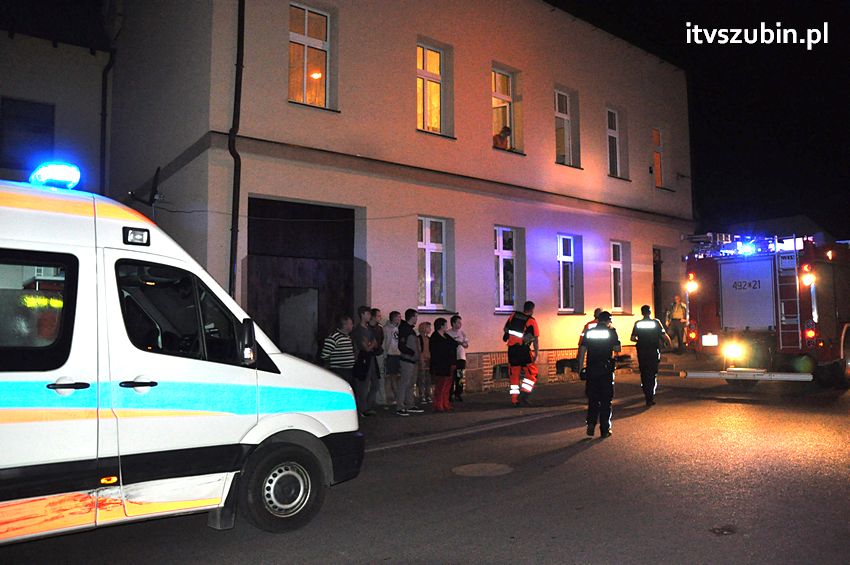 Zadymienie w budynku wielorodzinnym w Szubinie