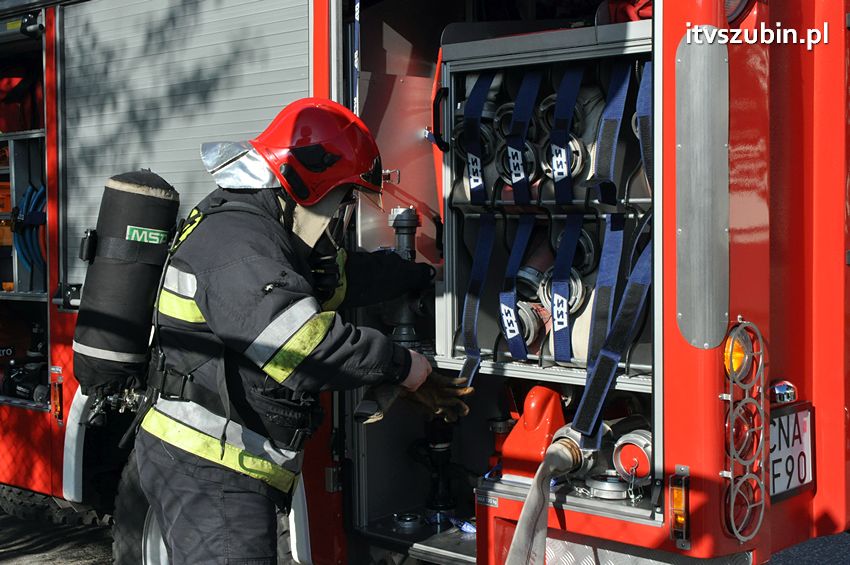 Pożar w szubińskim szpitalu