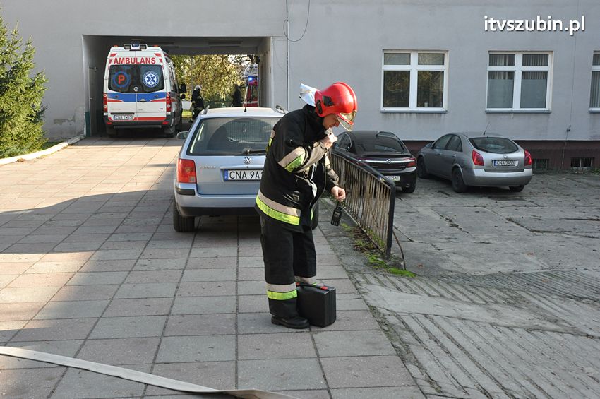 Pożar w szubińskim szpitalu