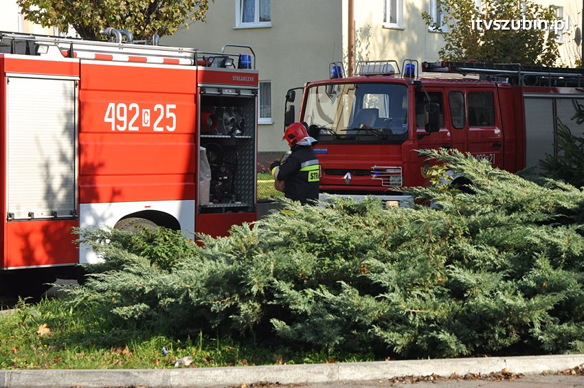 Pożar w szubińskim szpitalu