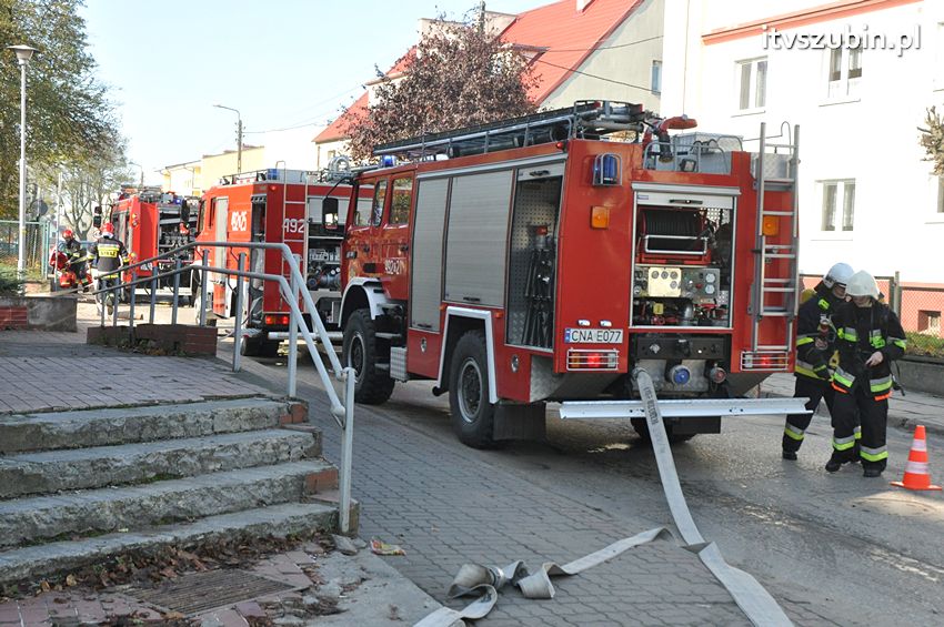 Pożar w szubińskim szpitalu
