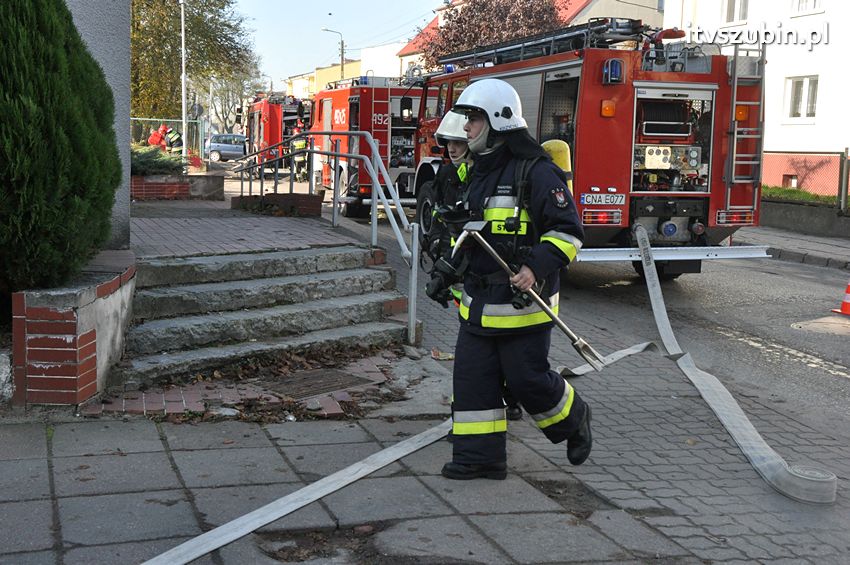 Pożar w szubińskim szpitalu
