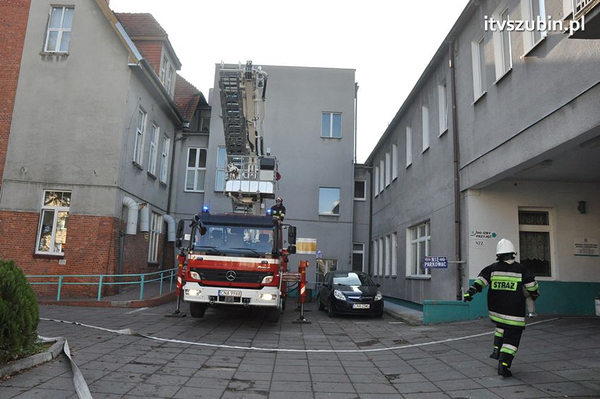 Pożar w szubińskim szpitalu