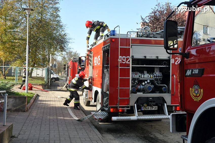 Pożar w szubińskim szpitalu