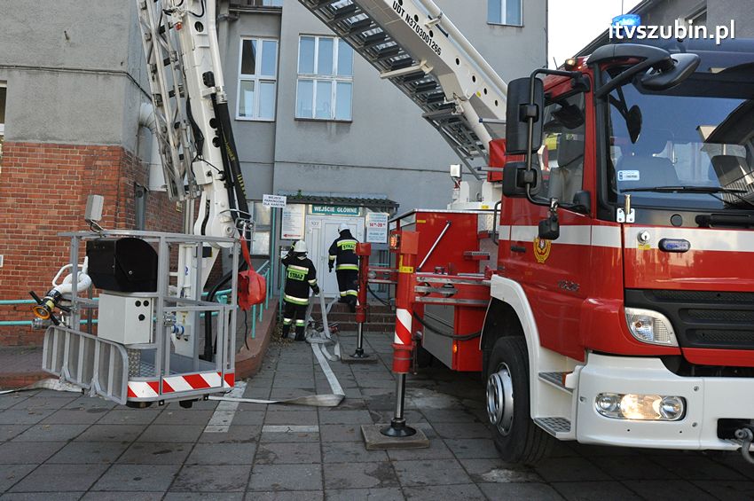 Pożar w szubińskim szpitalu