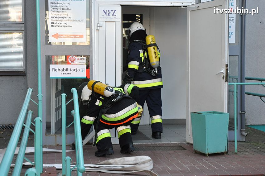 Pożar w szubińskim szpitalu
