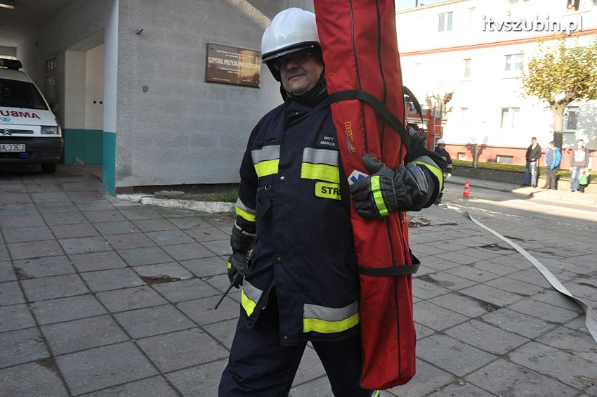 Pożar w szubińskim szpitalu
