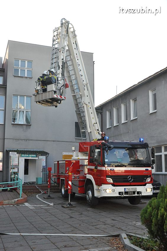 Pożar w szubińskim szpitalu
