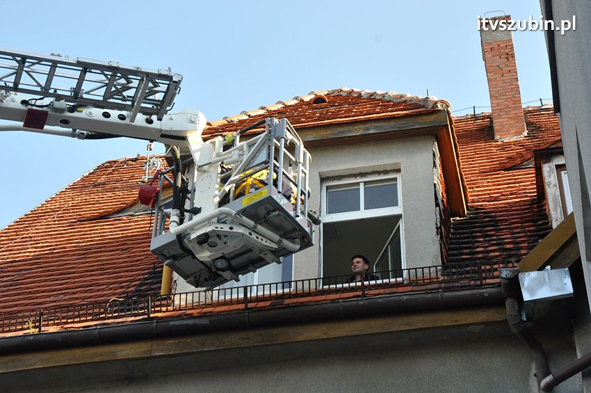 Pożar w szubińskim szpitalu