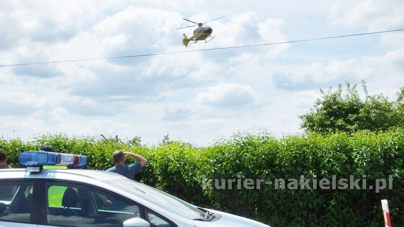 Wypadek drogowy w Chrząstowie
