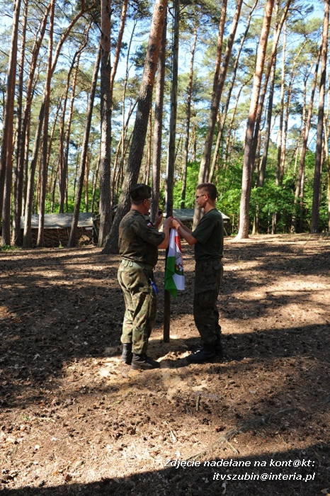 Obóz ?wojskowych? z ITL z ZSP w Szubinie w Krówce Leśnej