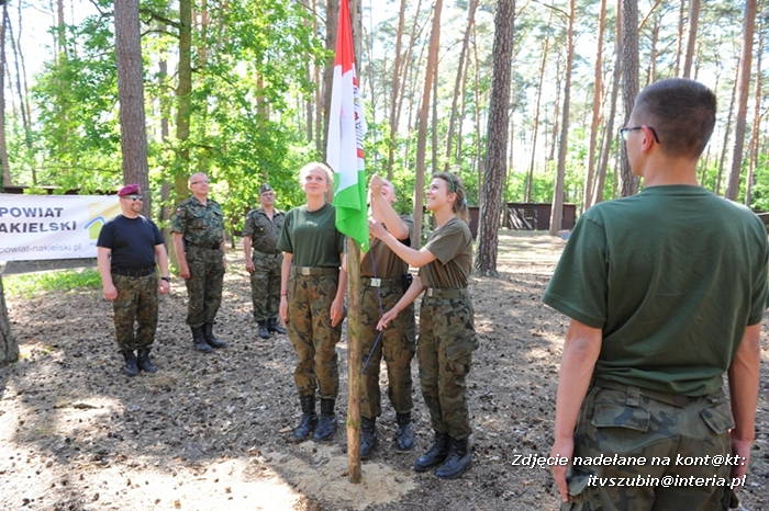 Obóz ?wojskowych? z ITL z ZSP w Szubinie w Krówce Leśnej