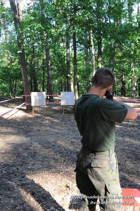Obóz ?wojskowych? z ITL z ZSP w Szubinie w Krówce Leśnej