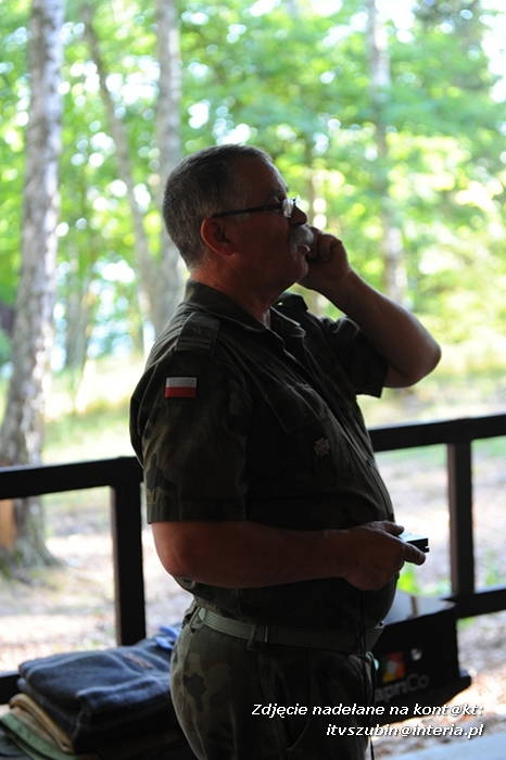 Obóz ?wojskowych? z ITL z ZSP w Szubinie w Krówce Leśnej