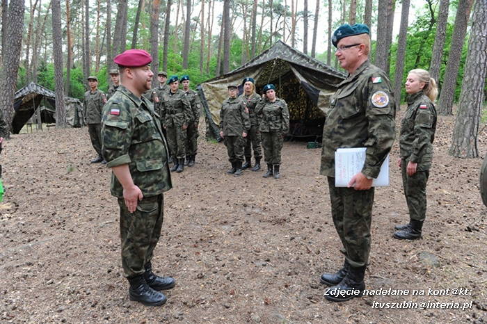 Obóz ?wojskowych? z ITL z ZSP w Szubinie w Krówce Leśnej
