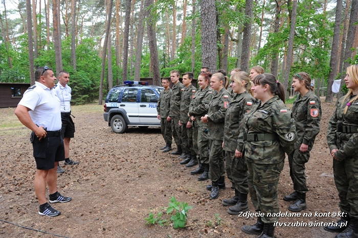 Obóz ?wojskowych? z ITL z ZSP w Szubinie w Krówce Leśnej
