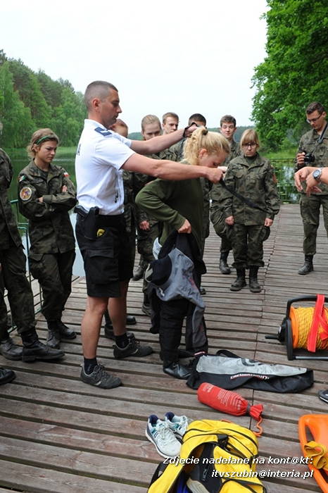 Obóz ?wojskowych? z ITL z ZSP w Szubinie w Krówce Leśnej