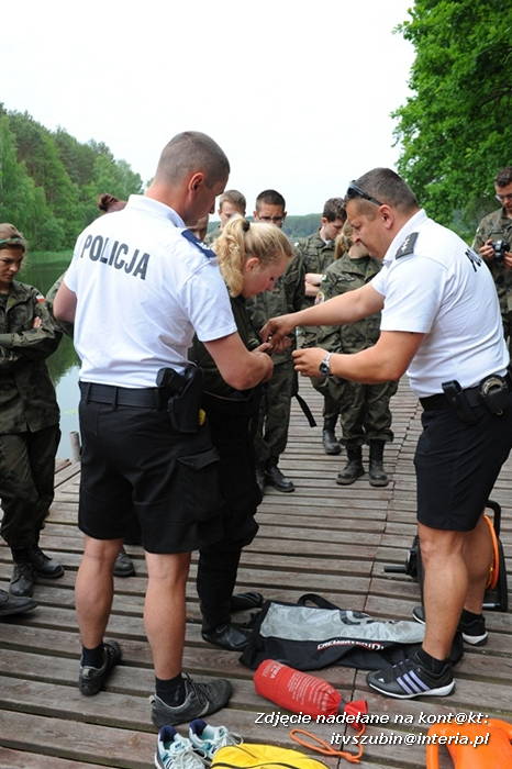 Obóz ?wojskowych? z ITL z ZSP w Szubinie w Krówce Leśnej