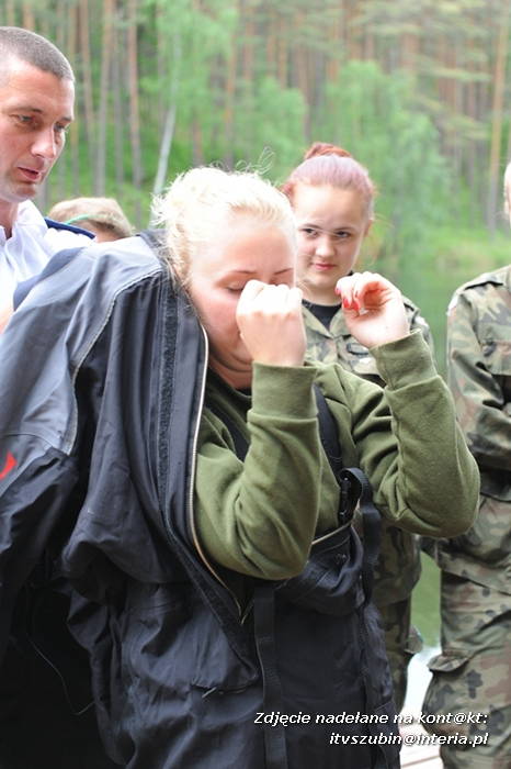 Obóz ?wojskowych? z ITL z ZSP w Szubinie w Krówce Leśnej
