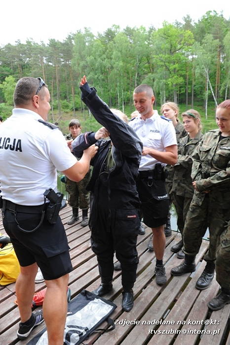 Obóz ?wojskowych? z ITL z ZSP w Szubinie w Krówce Leśnej