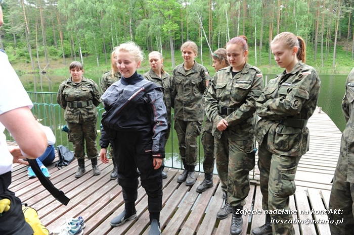 Obóz ?wojskowych? z ITL z ZSP w Szubinie w Krówce Leśnej