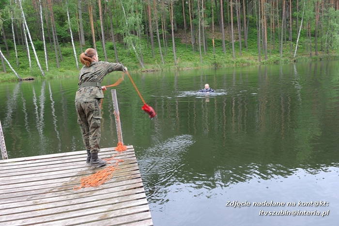 Obóz ?wojskowych? z ITL z ZSP w Szubinie w Krówce Leśnej